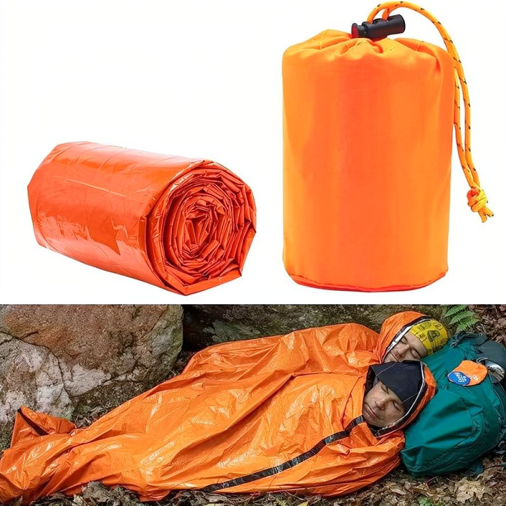 Portable Emergency Thermal Sle - Survival Blanket Reflective ulasan dan harga