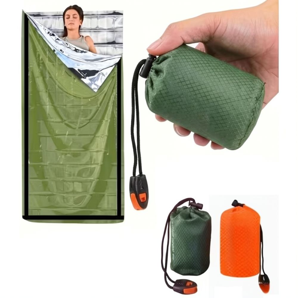 Portable Emergency Thermal Sle - Survival Blanket Reflective ulasan dan harga
